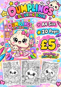 Dumpling colouring book