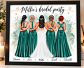 Bridal party print