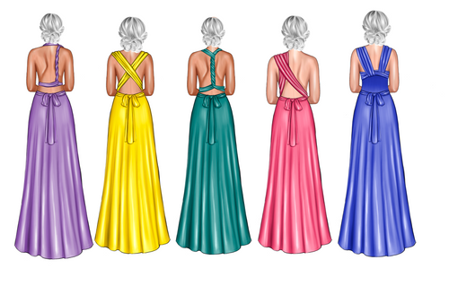 Bridal party print