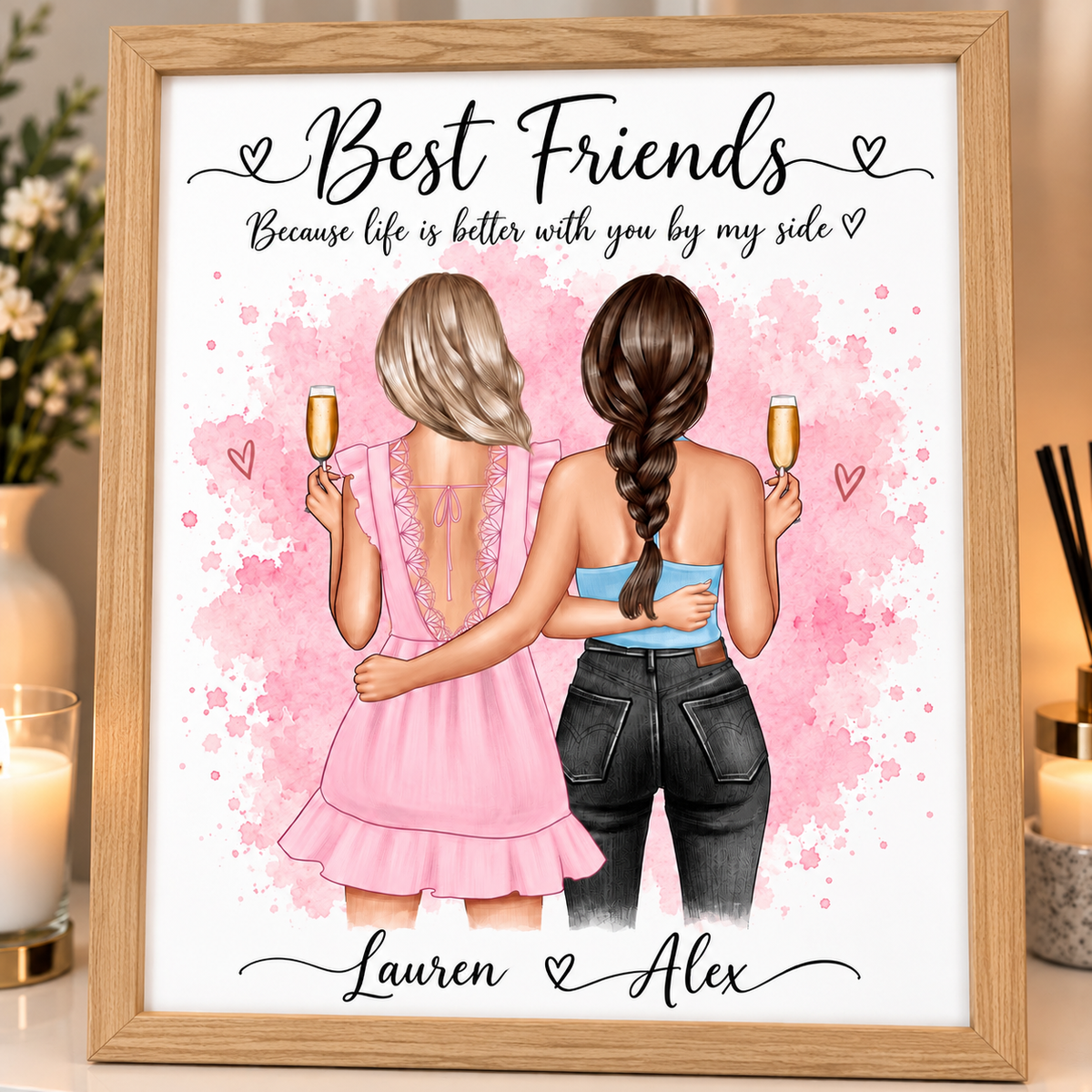 Best friend print