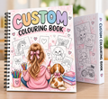 A4 custom colouring book - choose your own theme