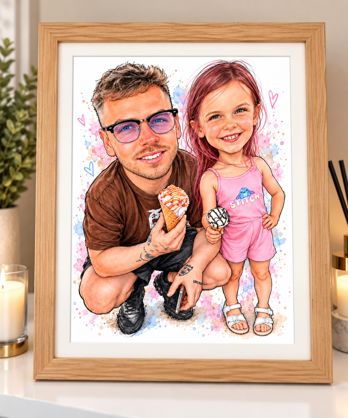 Caricature print