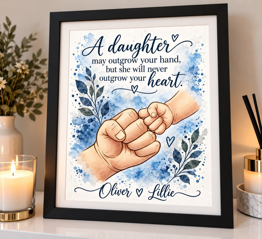 Dad and son/daughter print
