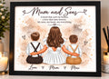Mum and son(s) print