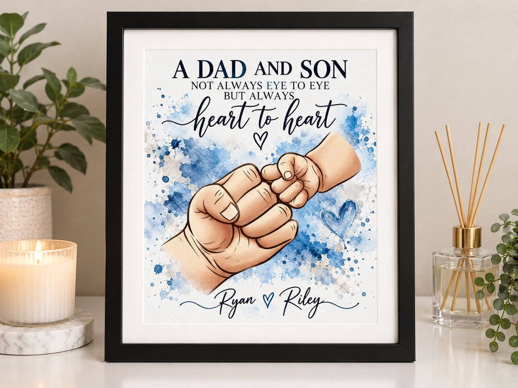 Dad and son/daughter print